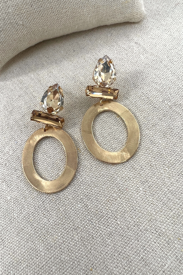 Clapy Earrings White