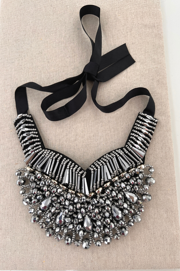 Coba Necklace Light Grey