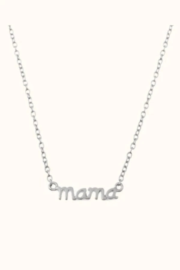 Mama Necklace Silver