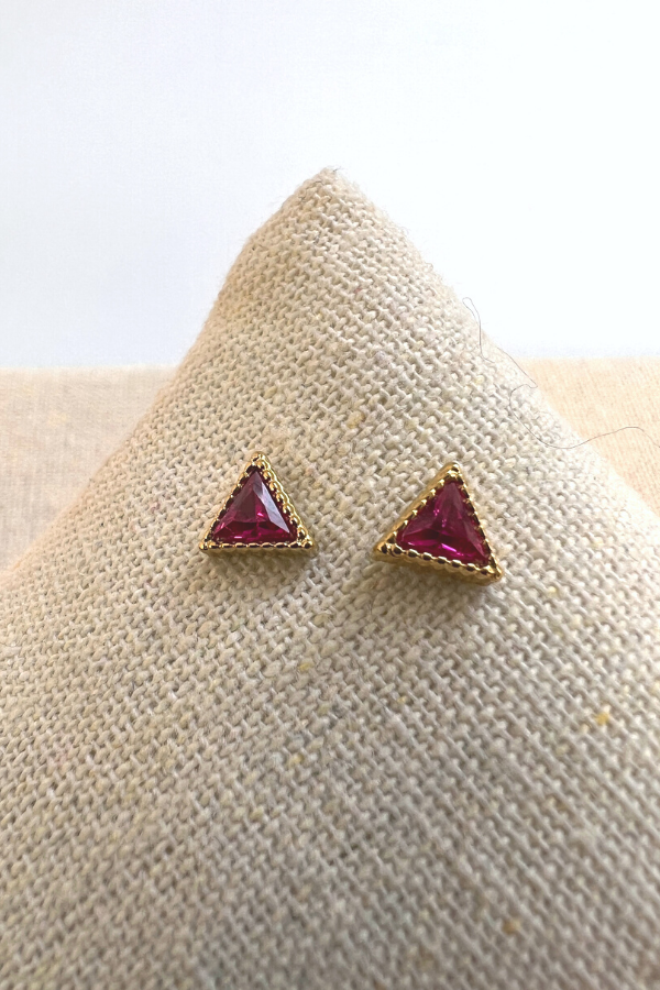 Portia Earrings Red