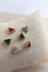 Portia Earrings Green