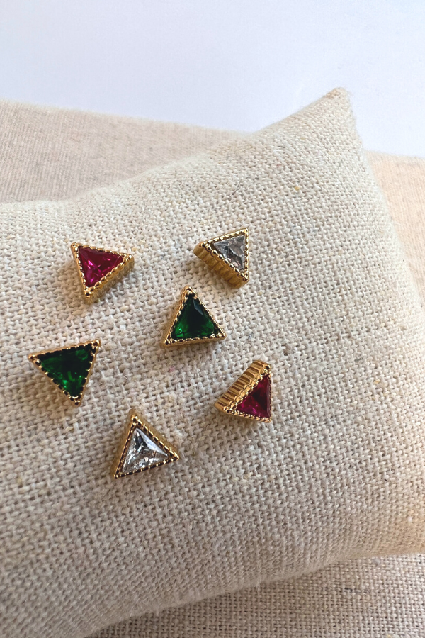 Portia Earrings Green