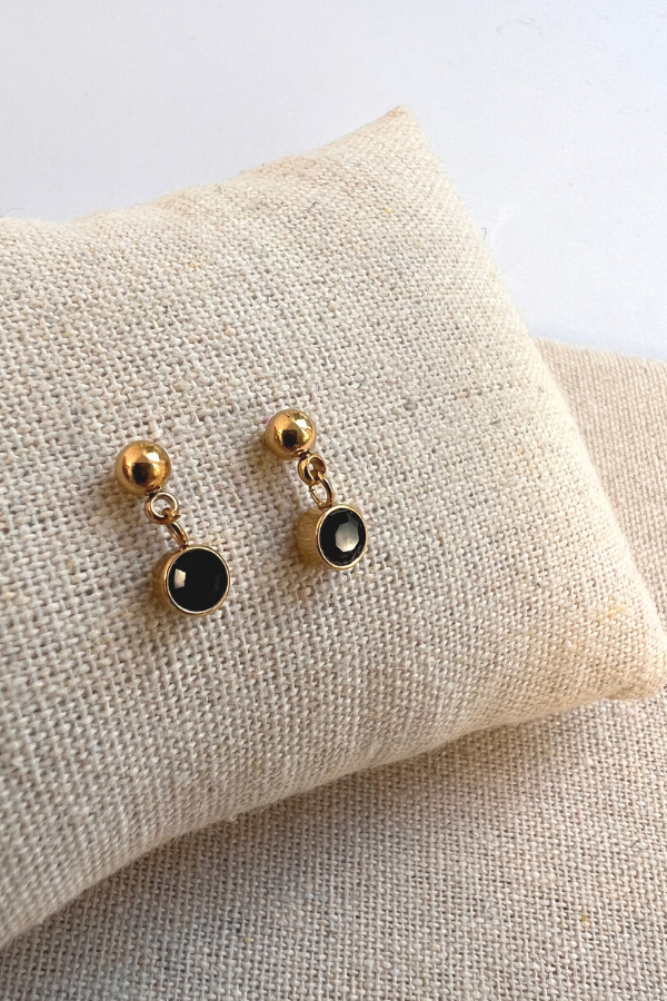 Purity Earrings Black