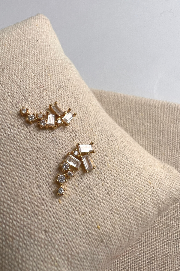 Pina Earrings White