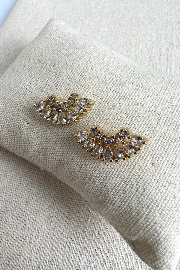 Pippa Earrings White