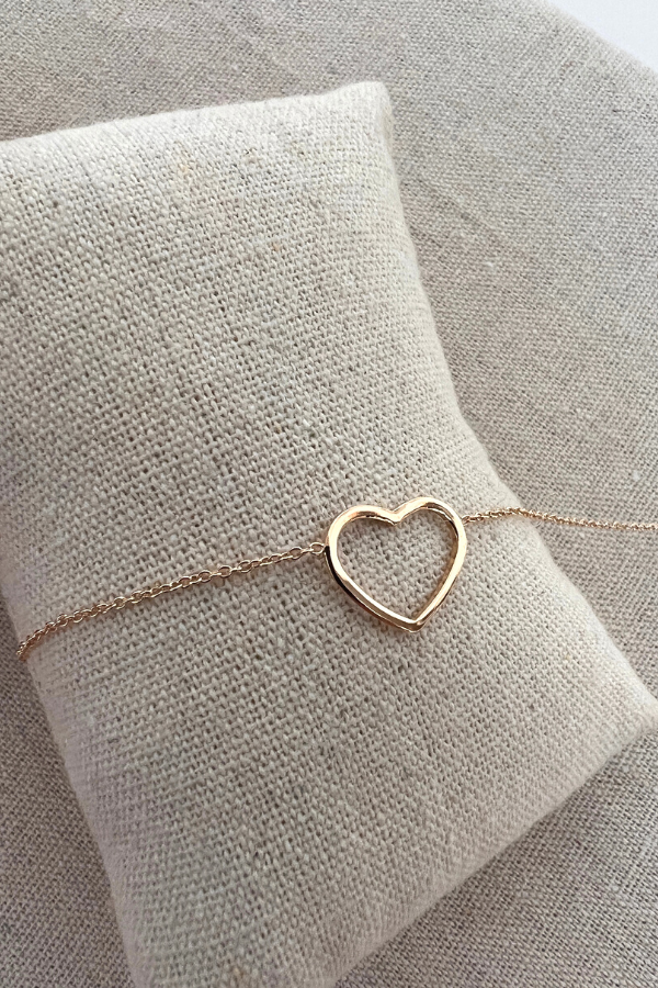 Heart Bracelet Gold