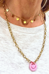 Jana ER0036 Necklace Smiley Gold