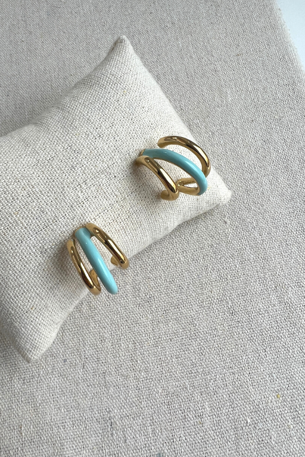 Judy ER0034 Earrings Blue