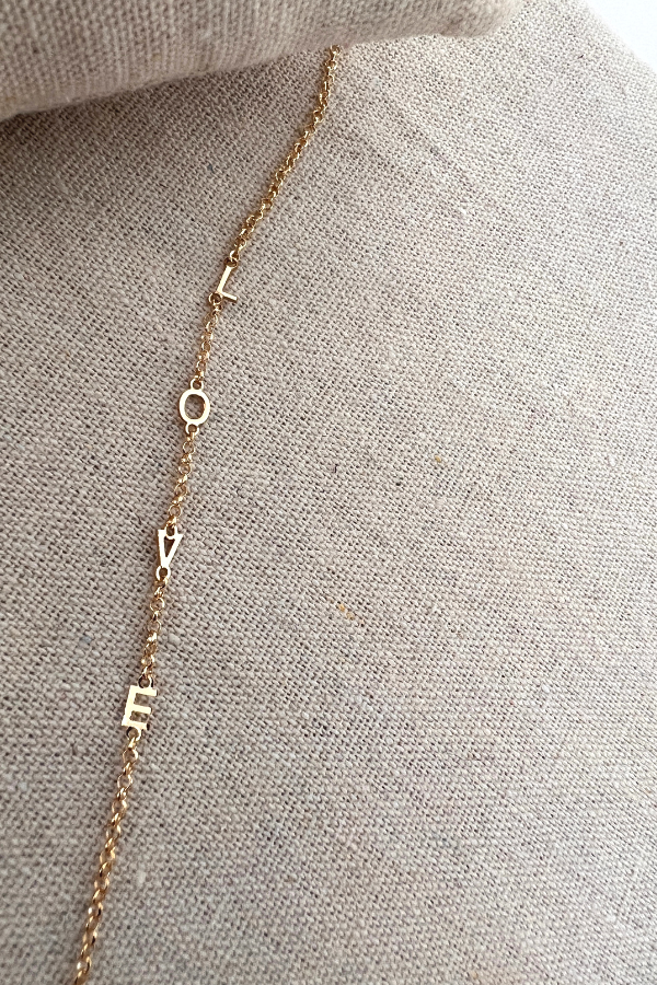 Love Letters Bracelet Gold